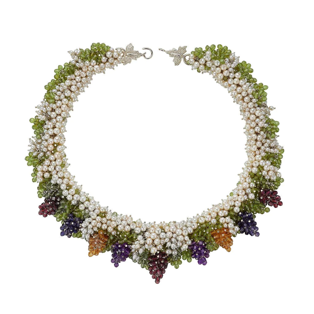 The Summer Harvest Grape Necklace