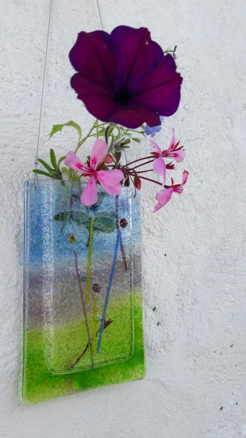 Purple Wall Vase