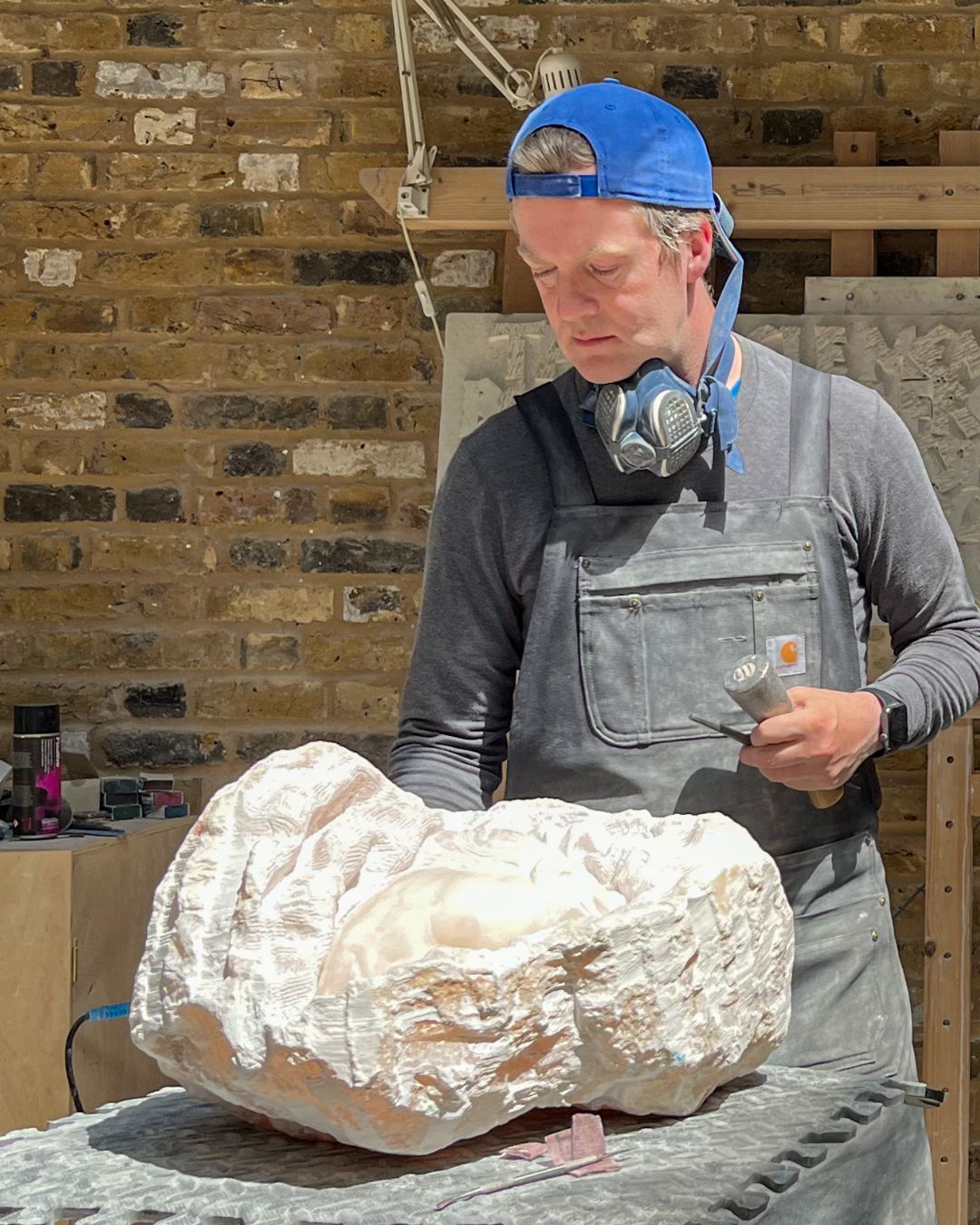 Stone carving: Helen O'Connell & Finn Conlon